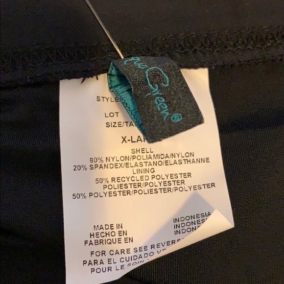 NWT | Aqua Green Skirted Swimwear - Picture 2 of 4